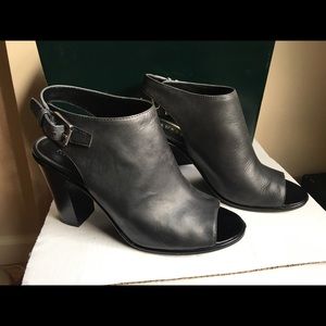 Ralph Lauren Black Leather booties